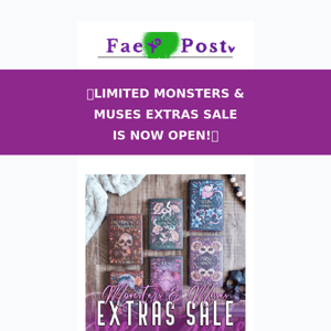 Monsters & Muses Extras are NOW AVAILABLE!