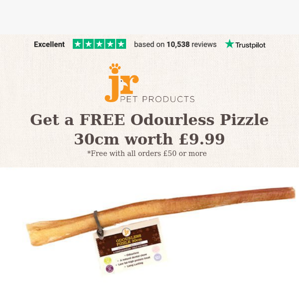 FREE Odourless Pizzle worth £9.99 😋