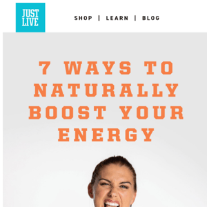 7 Ways To Naturally Boost Your Energy