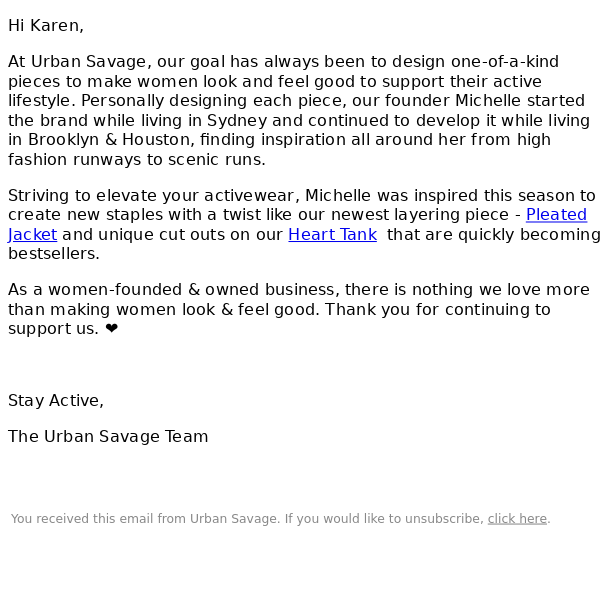 Celebrate Women Supporting Women Day with Urban Savage!