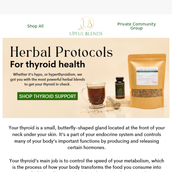 Here's your #1 herbal protocol for thyroid health!