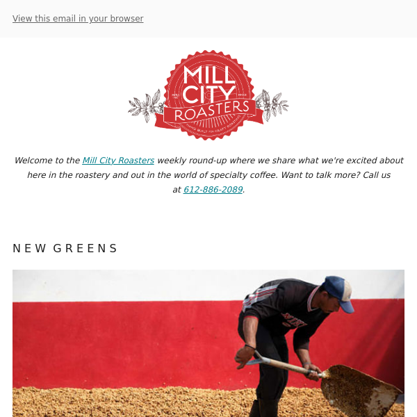 Seasoning Greens – Mill City Roasters