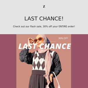 LAST CHANCE 30% OFF ENTIRE ORDER!!!