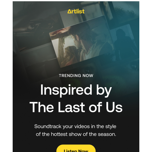 Artlist.io, stay up-to-date with trending music and sound effects