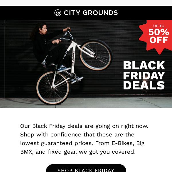 Black friday outlet bmx