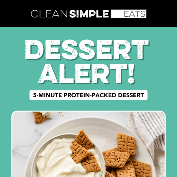Protein-packed dessert in 5 minutes!