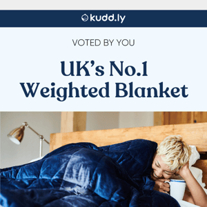 Up to 70% off our Weighted Blanket 💤