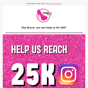 📸 Help Us Reach 25K and get 25% OFF!