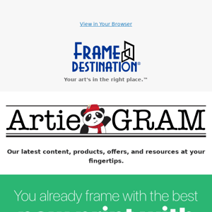 ArtieGRAM Newsletter: November Edition