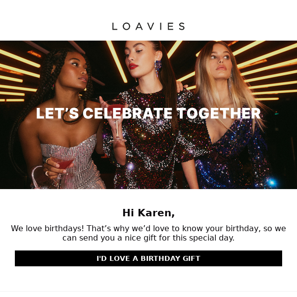 Hi Loavies, do you want a birthday surprise?