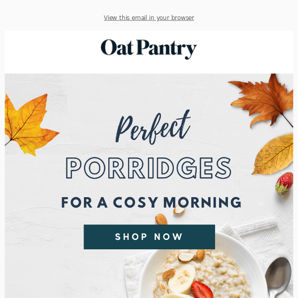🥣 Cosy Porridges For World Porridge Day!