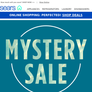 Online Mystery Sale! Appliances, Tools, Lawn & Garden and More! Ends Monday at noon (CT)