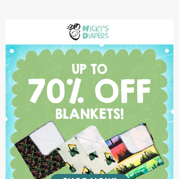 🍼 Save Up to 70% on Cozy Blankets for Your Little One