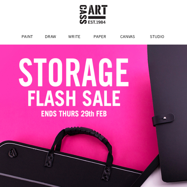 The storage & Display Flash sale