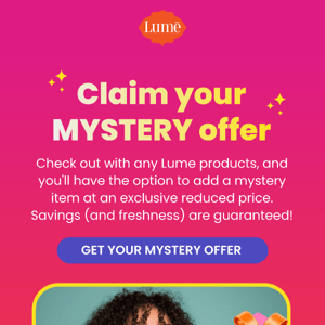 The Lume crystal ball has a mystery deal for you🔮