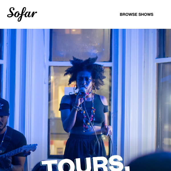 Sofar Artist News: March