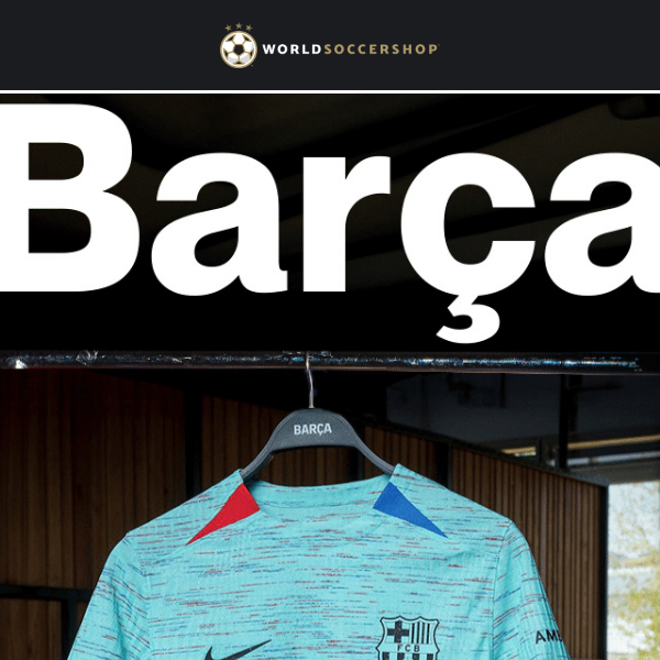 The Barcelona 3rd Jersey Takes Us Back to 1996! Available Now!
