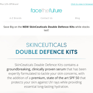 INTRODUCING SkinCeuticals Double Defence Kits! ✨