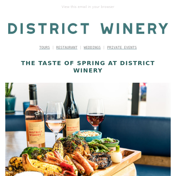 Celebrating the Taste of Spring at District Winery