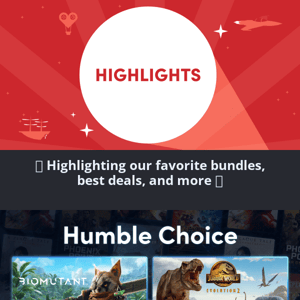 This week at Humble: Your March Choice has arrived + more