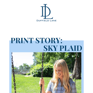 Print Story: Sky Plaid 💙☁️