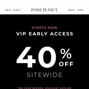 40% OFF STARTS NOW 🚨