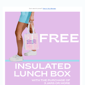 FREE insulated lunch box 🥵