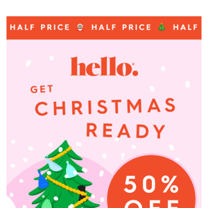 🤶🏽 Get Christmas ready | 50% OFF Pads and Undies NOW 🔥