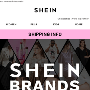 SHEIN BRANDS| A collection out of the ordinary