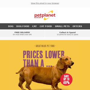 Stock Up With The Best Prices On Pet Food