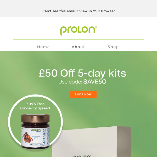 Save £50 + Exclusive FREEBIE On 5-Day Kits This PayDay💚