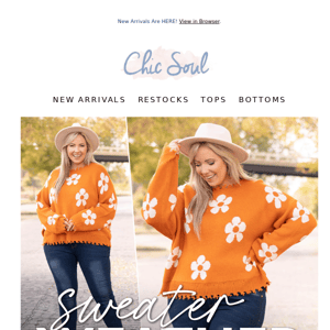 CUTEST Sweater Just Dropped! 🧡