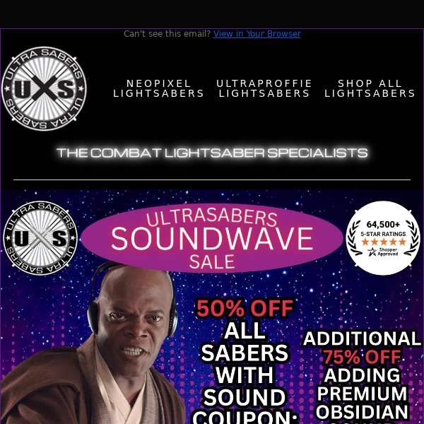 50% Off And More During Our Soundwave Sale🔥