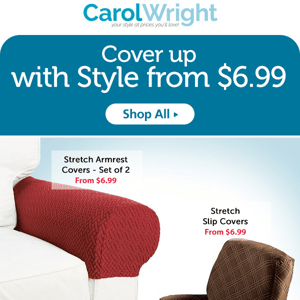 Furniture Covers with Style from $6.99