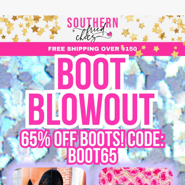 😱BOOT BLOWOUT! 65% OFF Today Only!🤠