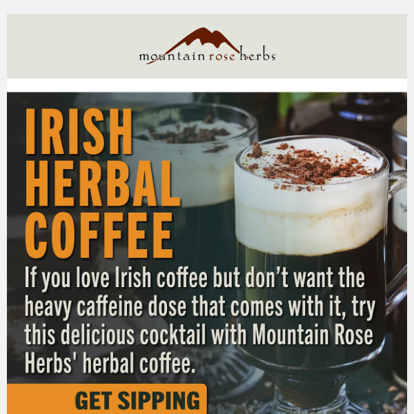 Herbal Irish Coffee & Soda Bread Recipes