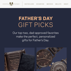 Our Top Two Gift Picks for Dad this Holiday...