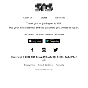 Welcome to SNS - Sneakers N Stuff