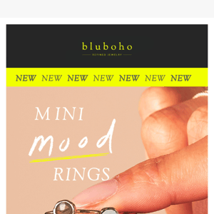 NEW mini mood rings ✨
