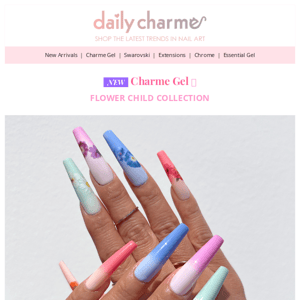 NEW! 💐 Charme Gel Flower Child Collection