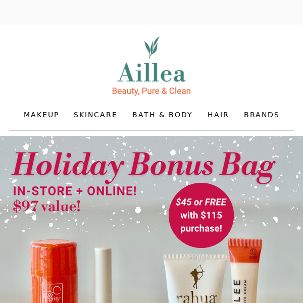 The Holiday Bonus Bag is HERE!!  🎉