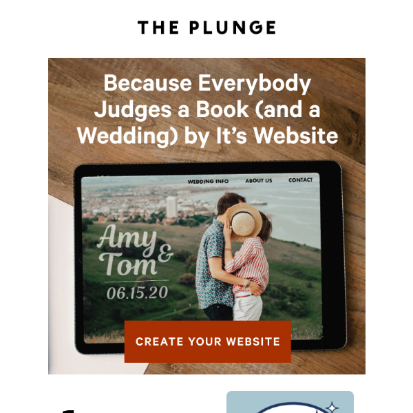 The gold standard of wedding websites