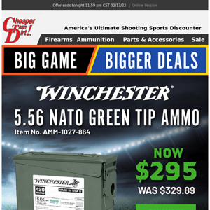 Kickoff Sunday with Bulk Ammo Deals and More!