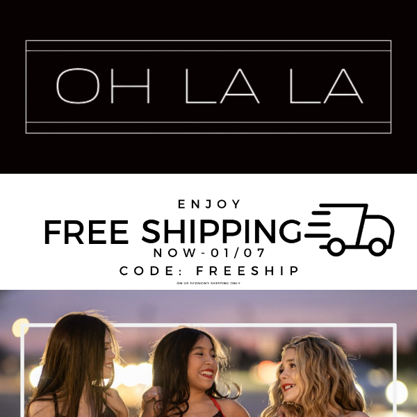 FINAL HOURS FOR FREE SHIPPING