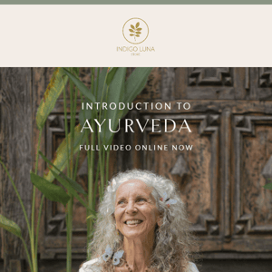 Ayurveda webinar on YouTube now ✨