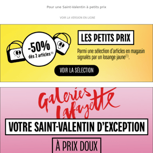 L’amour est une fête aux Galeries Lafayette ❣️