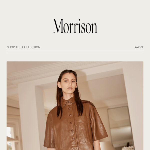THE WAIT IS OVER – The Morrison Leather Dress