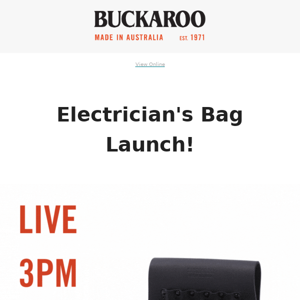 🔥PRODUCT LAUNCH: Electrician's Bag - Going LIVE Today!