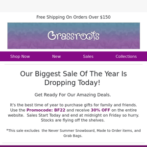 It's Our Biggest Sale of the Year 🥳😀