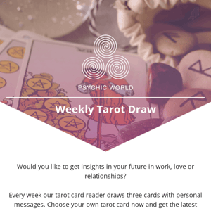 Free Weekly Tarot Draw